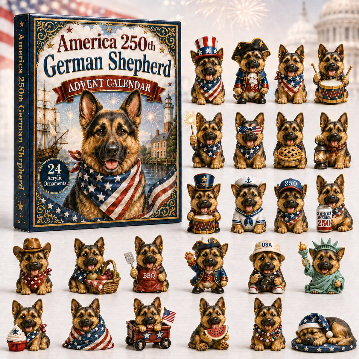 Patriot Shepherd advent calendar