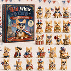 Patriotic Corgi advent calendar