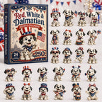 Patriotic Dalmatian advent calendar
