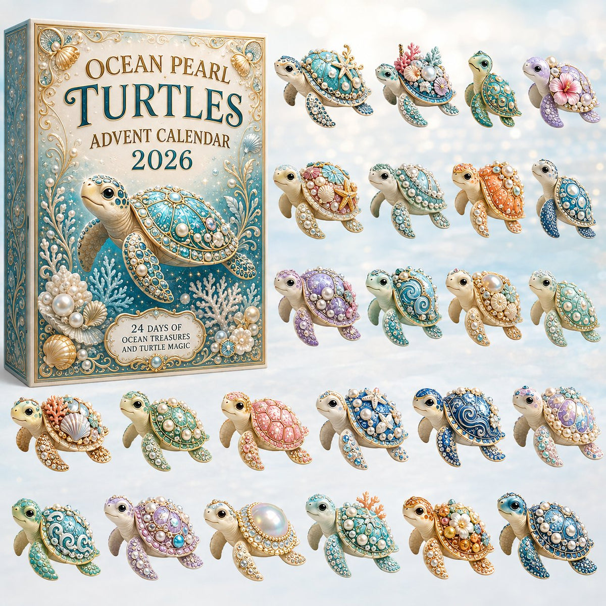 Pearl Sea Turtle Voyage advent calendar