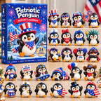 Penguin Arctic Patriotic advent calendar