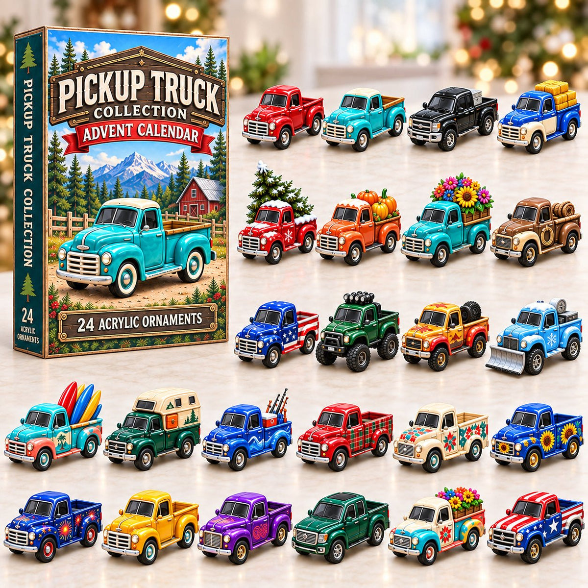 Pickup Truck advent calendar
