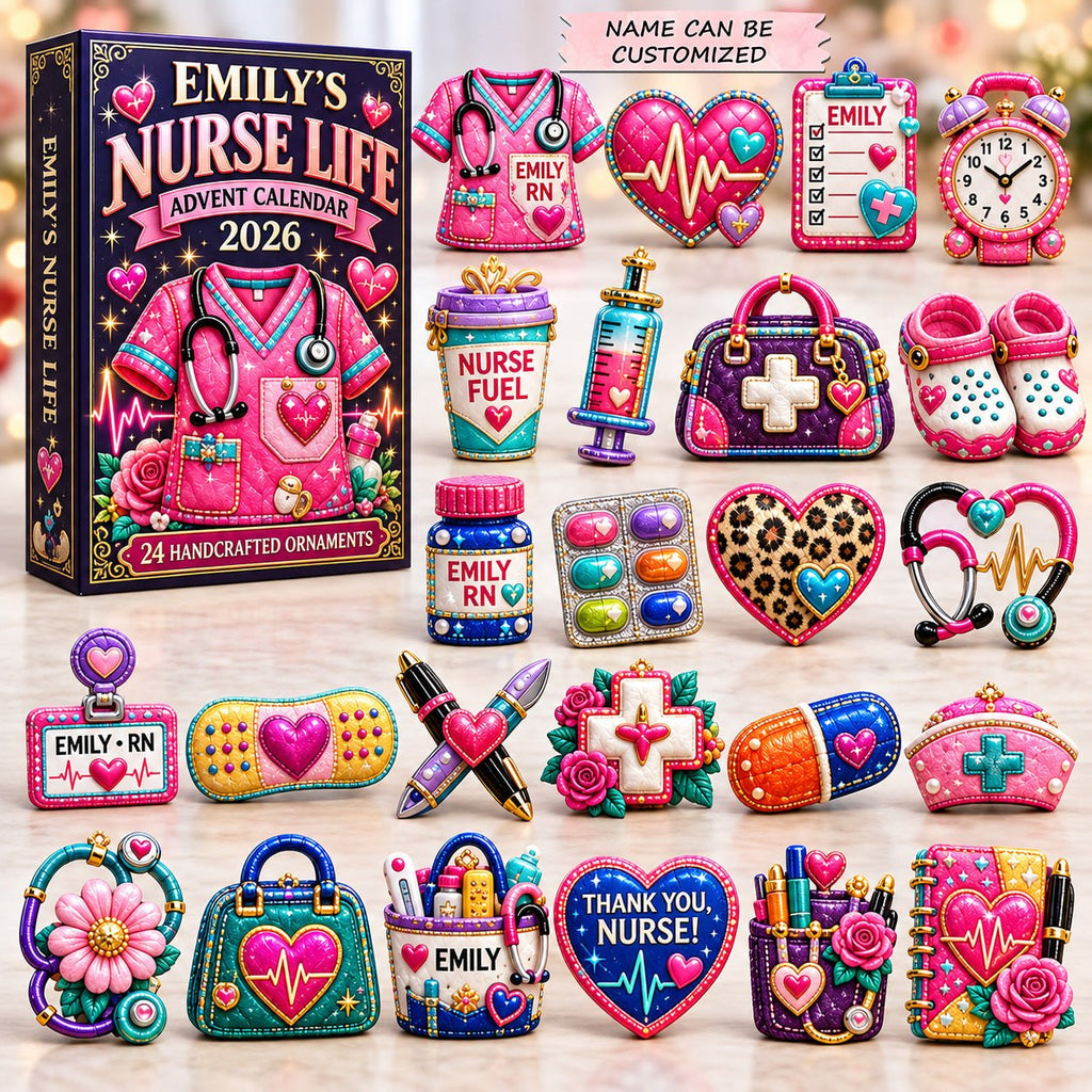 Pink Nurse Life advent calendar