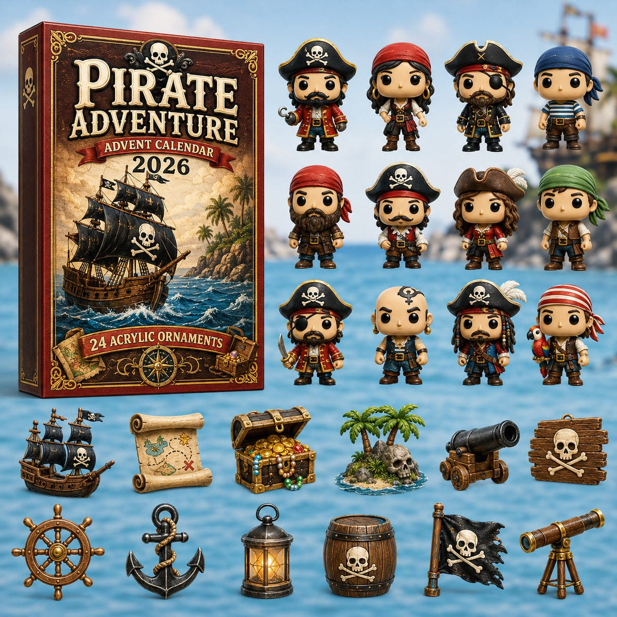 Pirate Adventure advent calendar