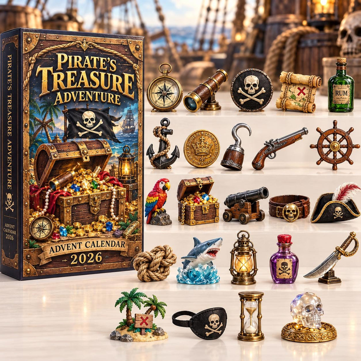 Pirate Treasure Adventure advent calendar