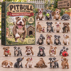 Pitbull In Backyard advent calendar