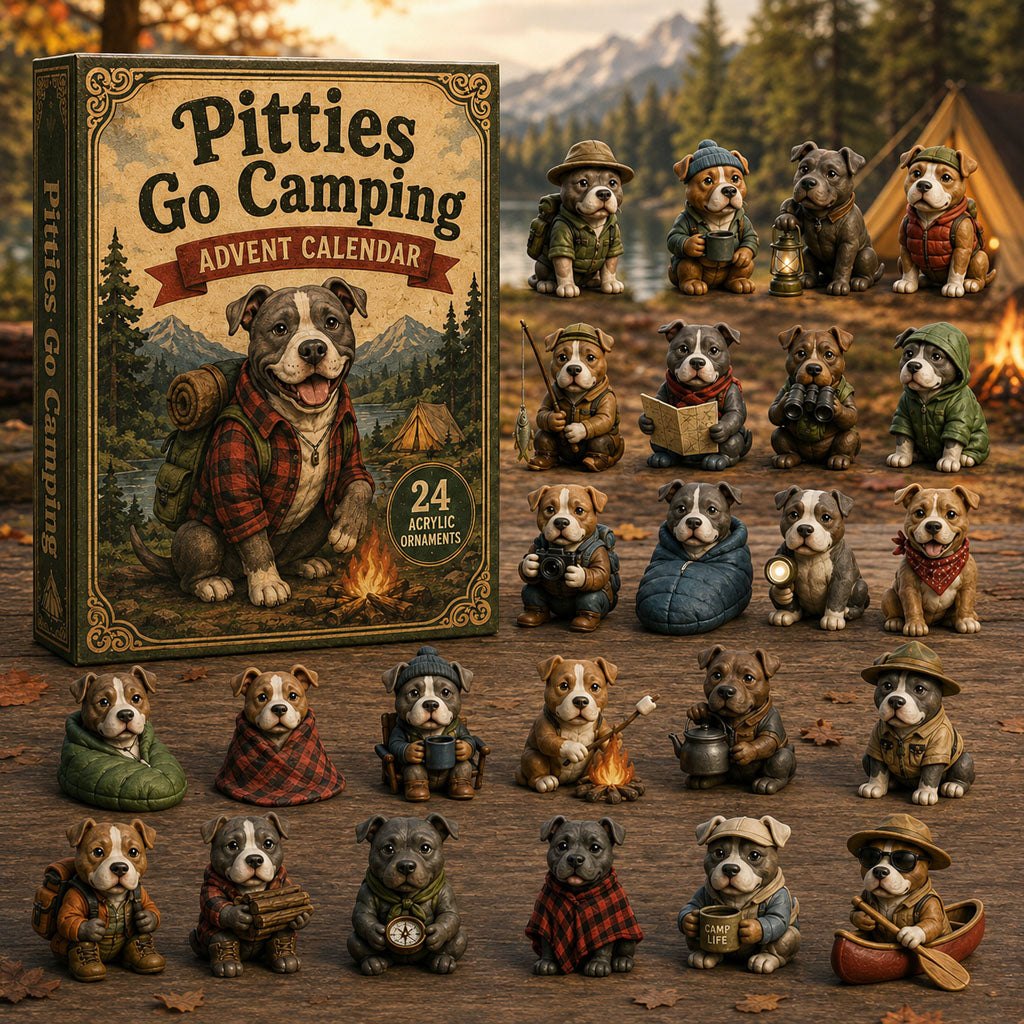 Pitties Go Camping advent calendar