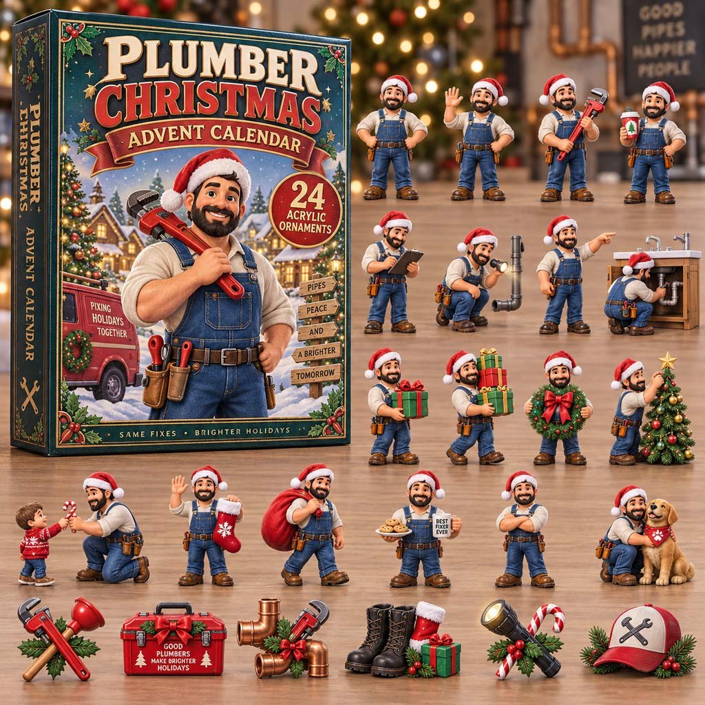 Plumber Christmas advent calendar