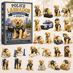 Police Labrador advent calendar
