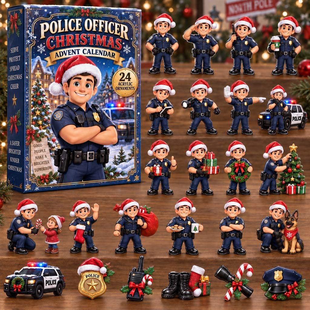 Police Officer Christmas advent calendar