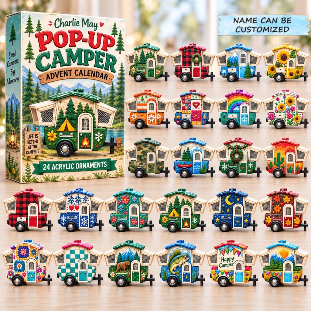 Pop-Up Camper advent calendar