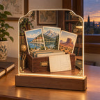 Postcard Collection Acrylic Night Light with original printed optical 3D artwork