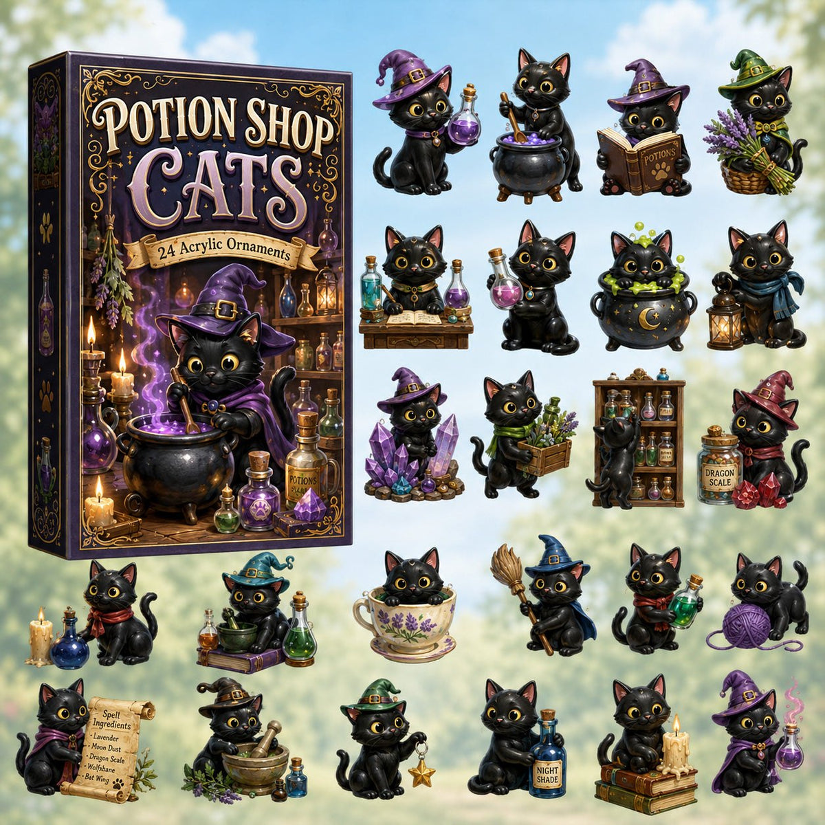 Potion Shop Cats advent calendar