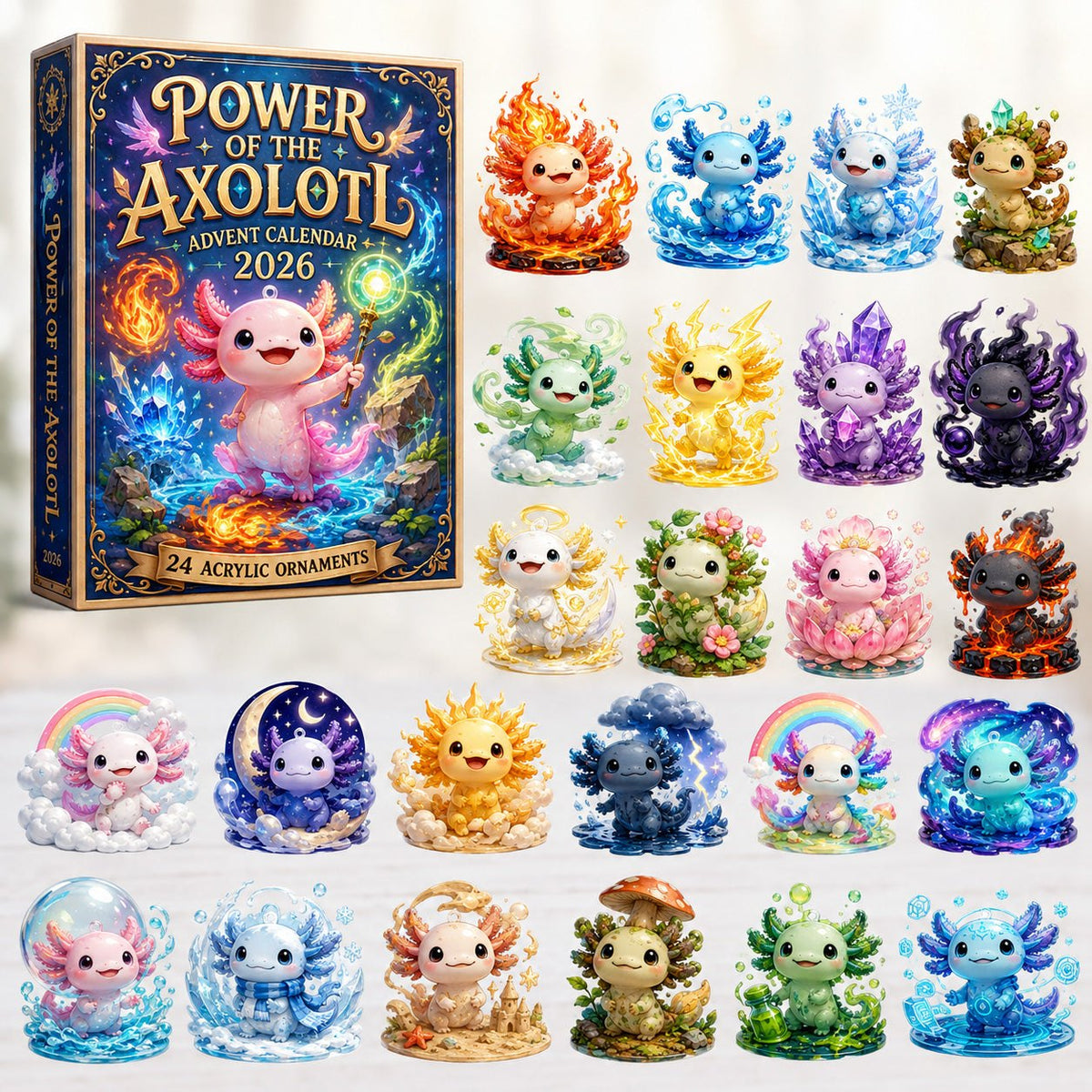 Power Of The Axolotl advent calendar