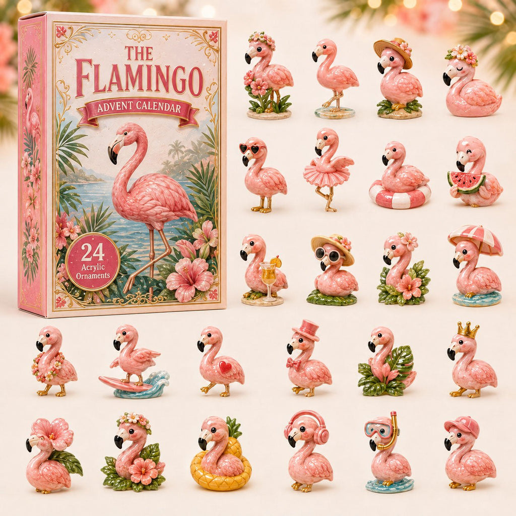 Pretty Flamingo advent calendar
