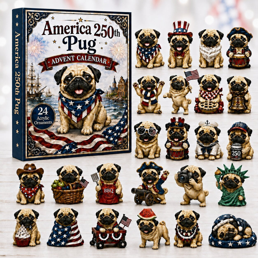 Pug advent calendar