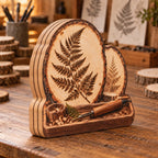 Pyrography Woodburning Studio Wooden Block 3 Layer with original printed 3D artwork