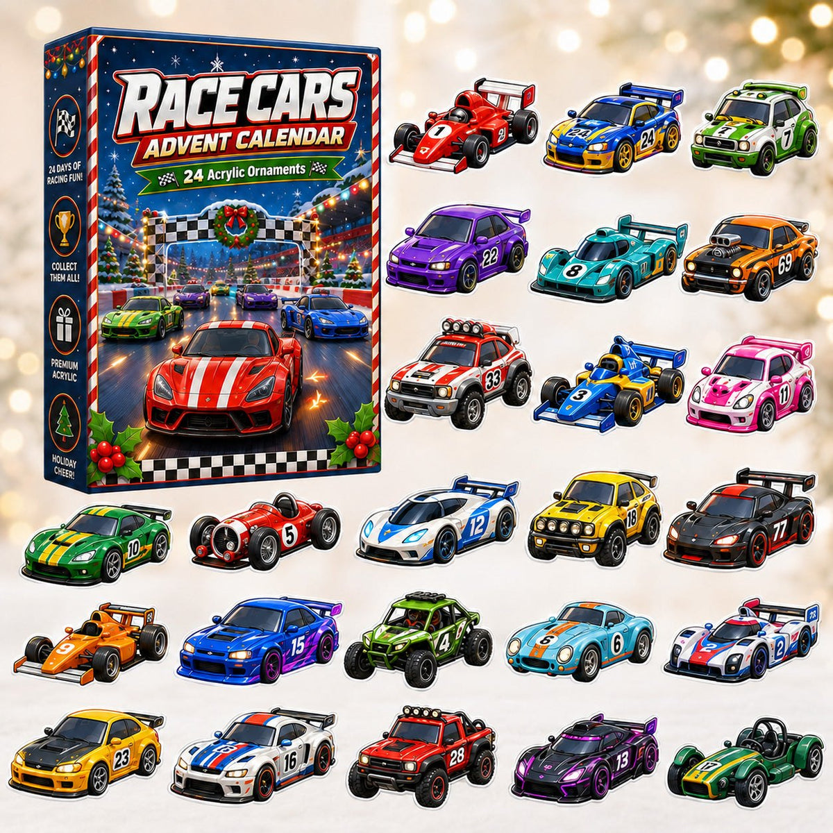 Race Cars advent calendar