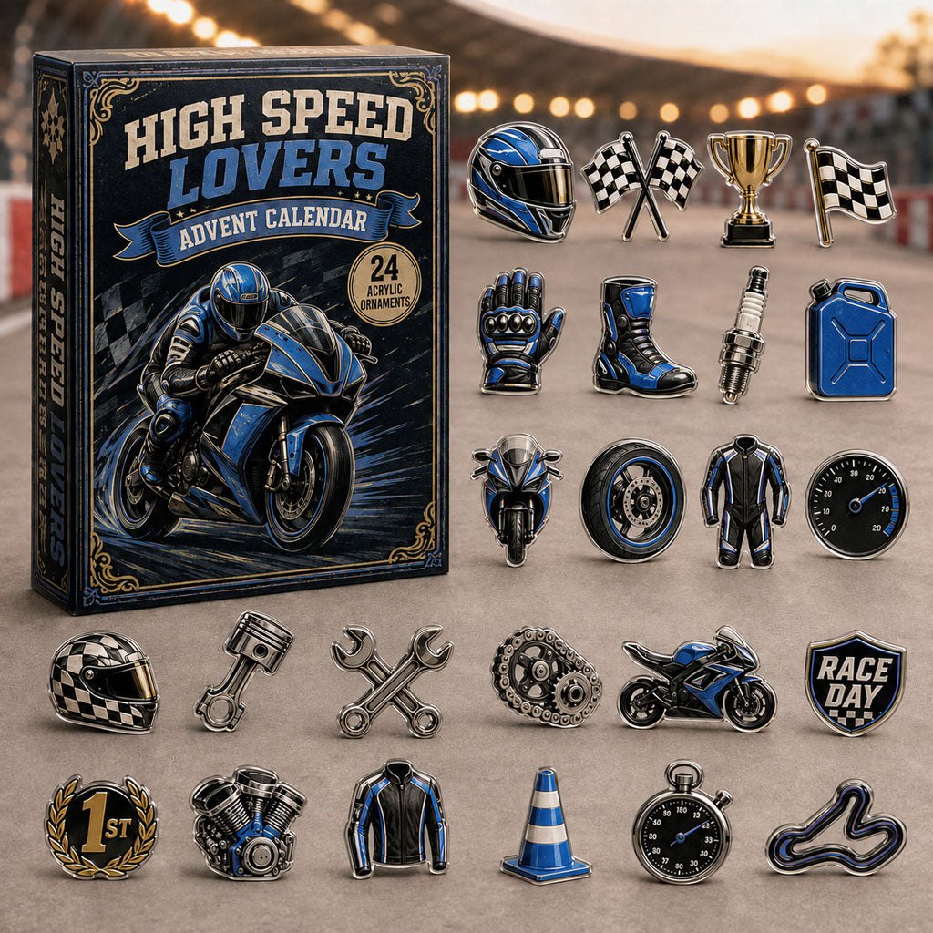 Racing Biker advent calendar