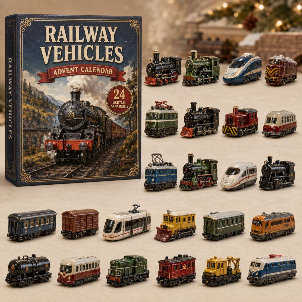 Railway Vehicles Train advent calendar