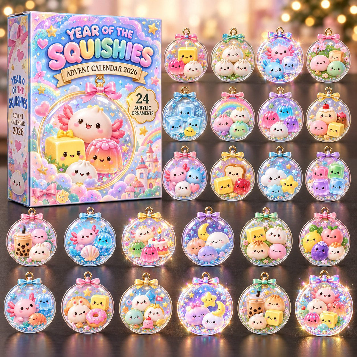 Rainbow Squishy advent calendar
