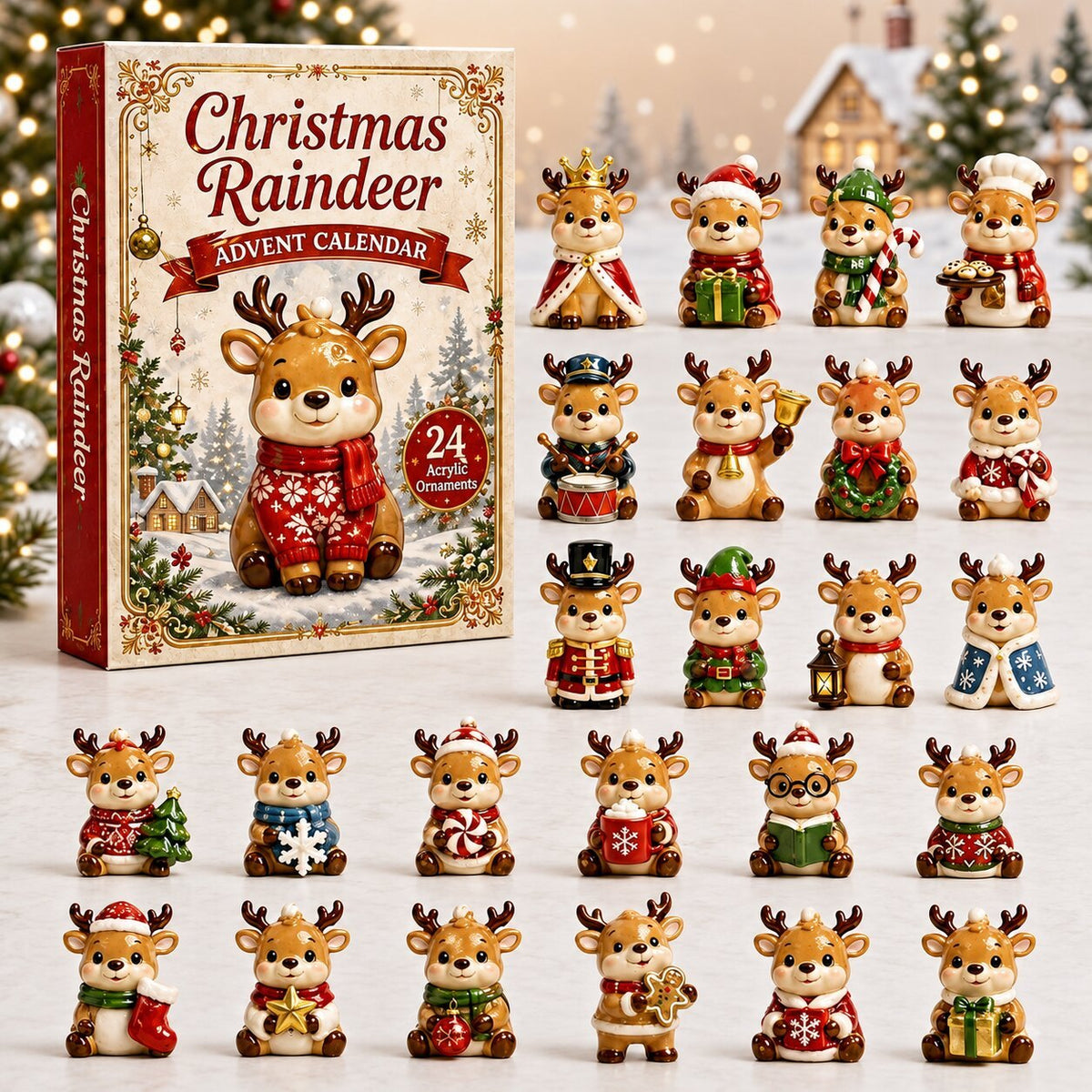 Raindeer advent calendar