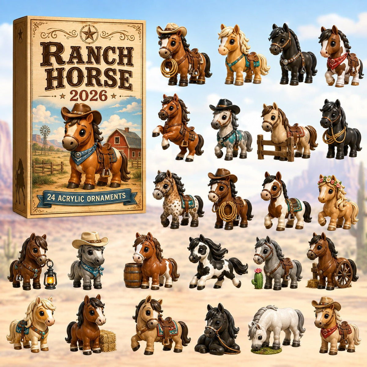 Ranch Horse advent calendar