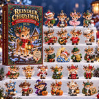 Reindeer Christmas advent calendar