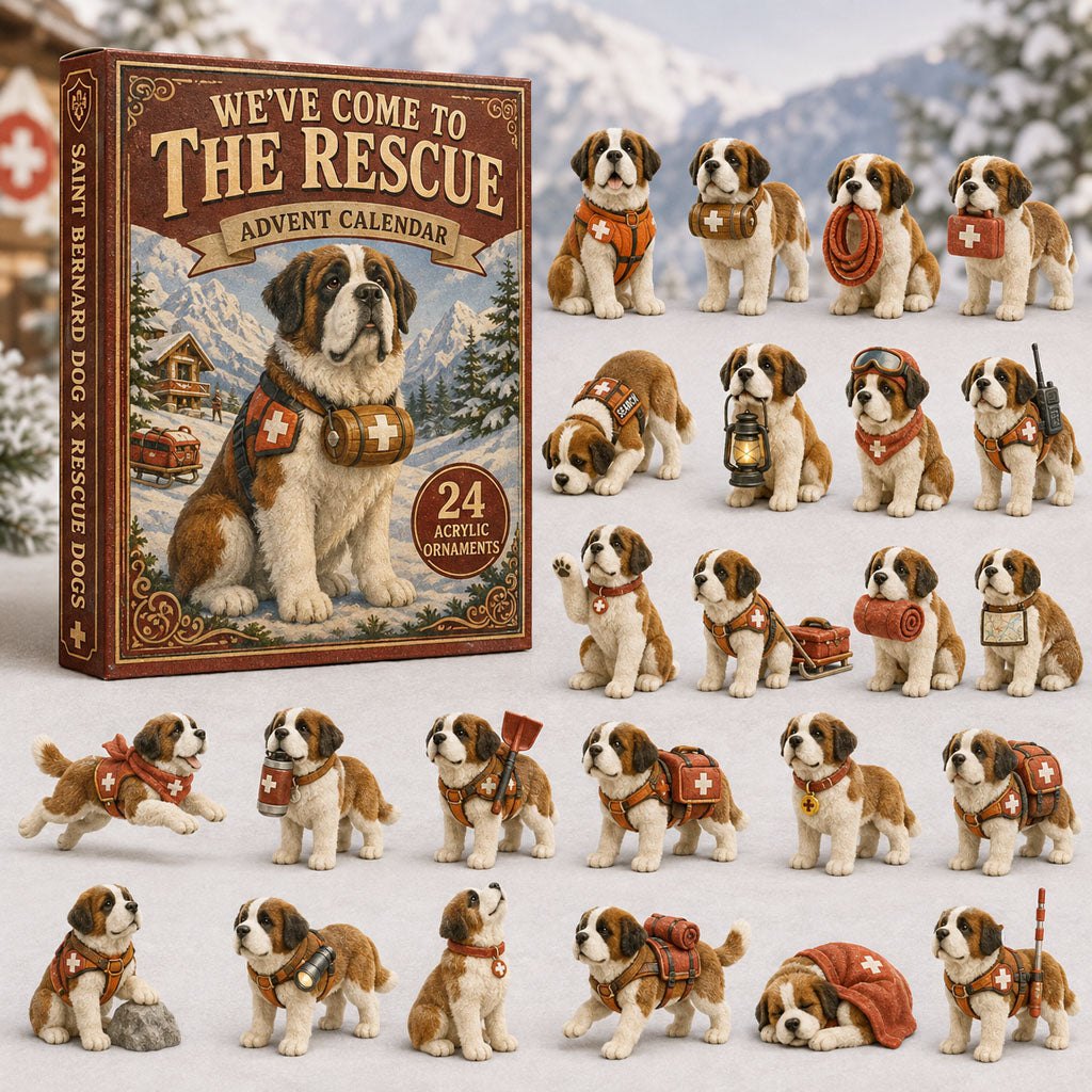 Rescue Saint Bernard advent calendar