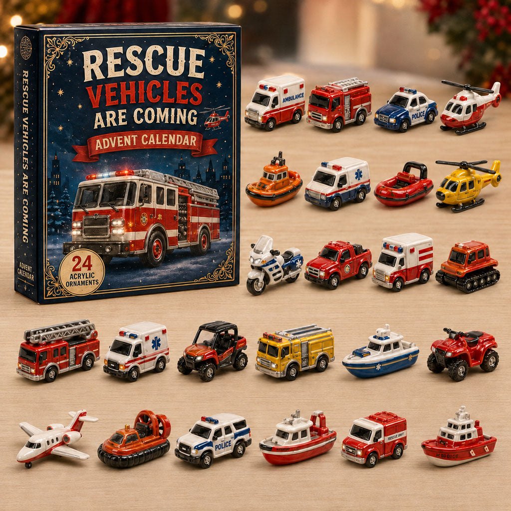 Rescue Vehicles Fleet advent calendar