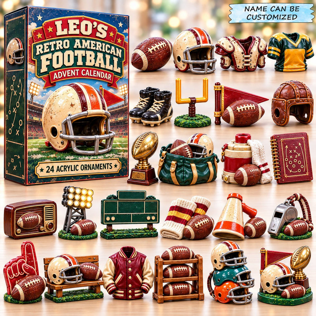 Retro American Football advent calendar