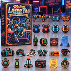 Retro Laser Tag advent calendar