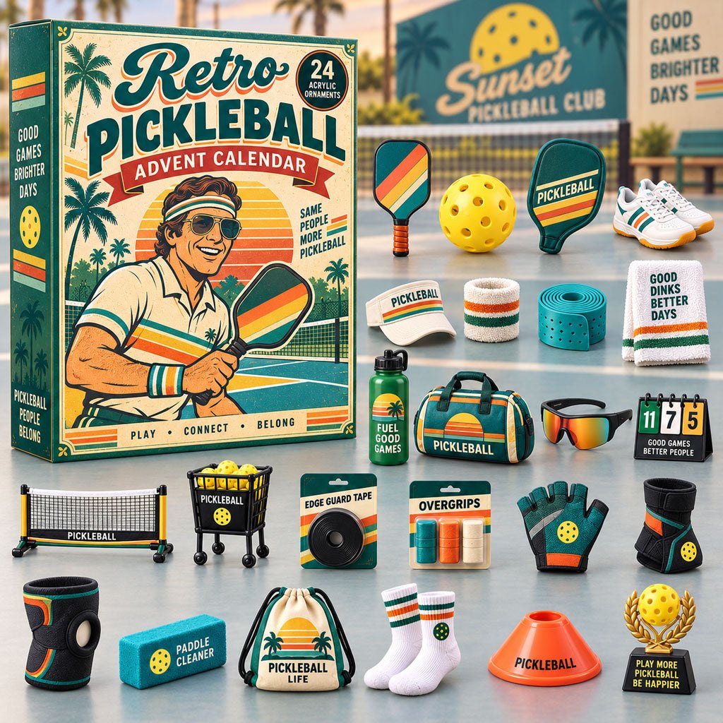 Retro Pickleball advent calendar