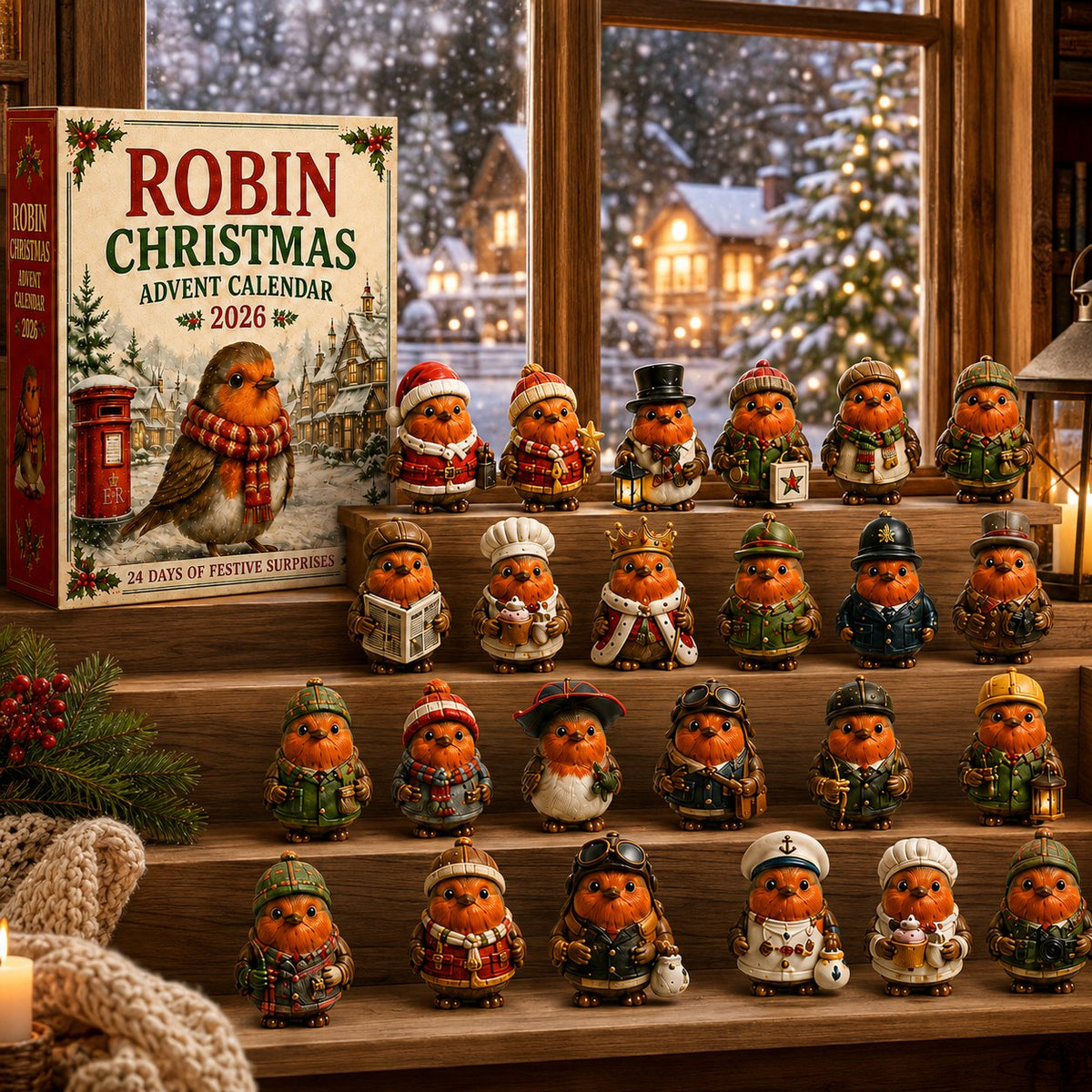 Robin Christmas advent calendar