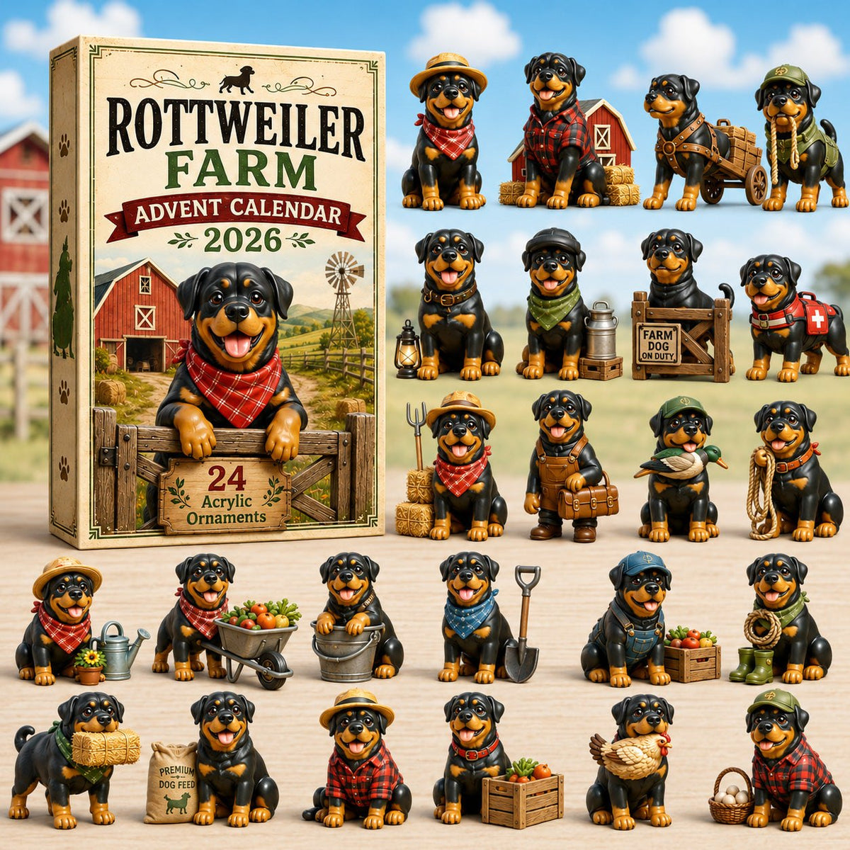 Rottweiler Farm advent calendar