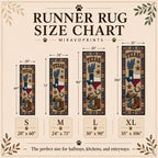 Pumpkin Spiral washable runner rug - view 4