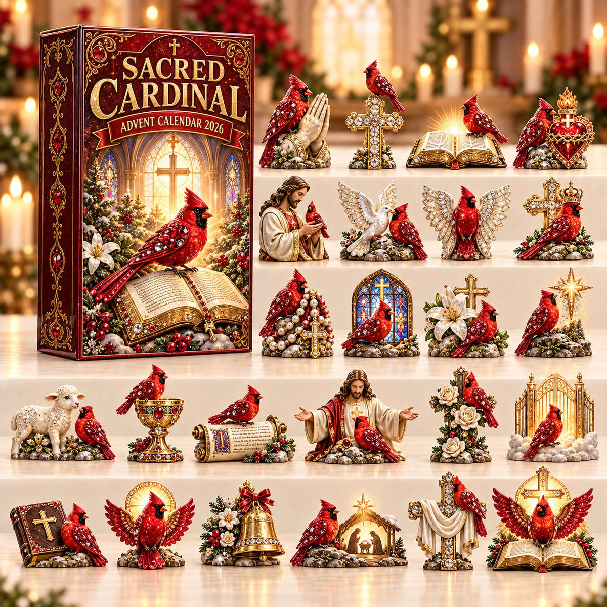 Sacred Cardinal advent calendar