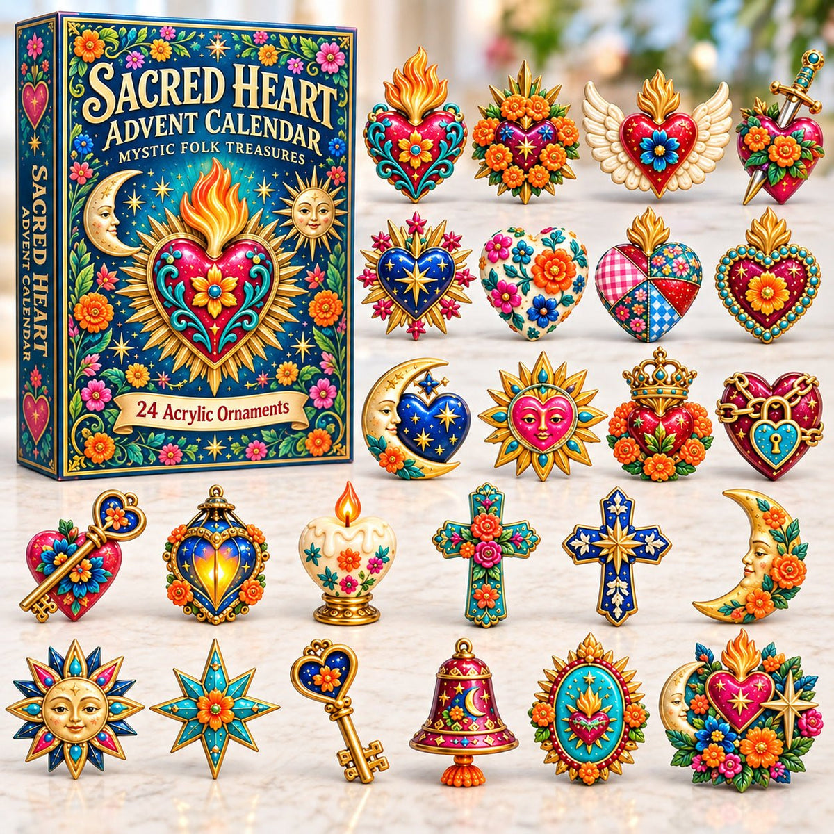Sacred Heart Mystic Folk Treasures advent calendar