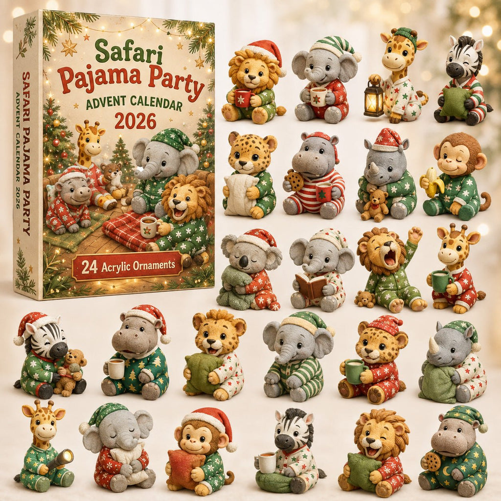 Safari Pajama Party advent calendar