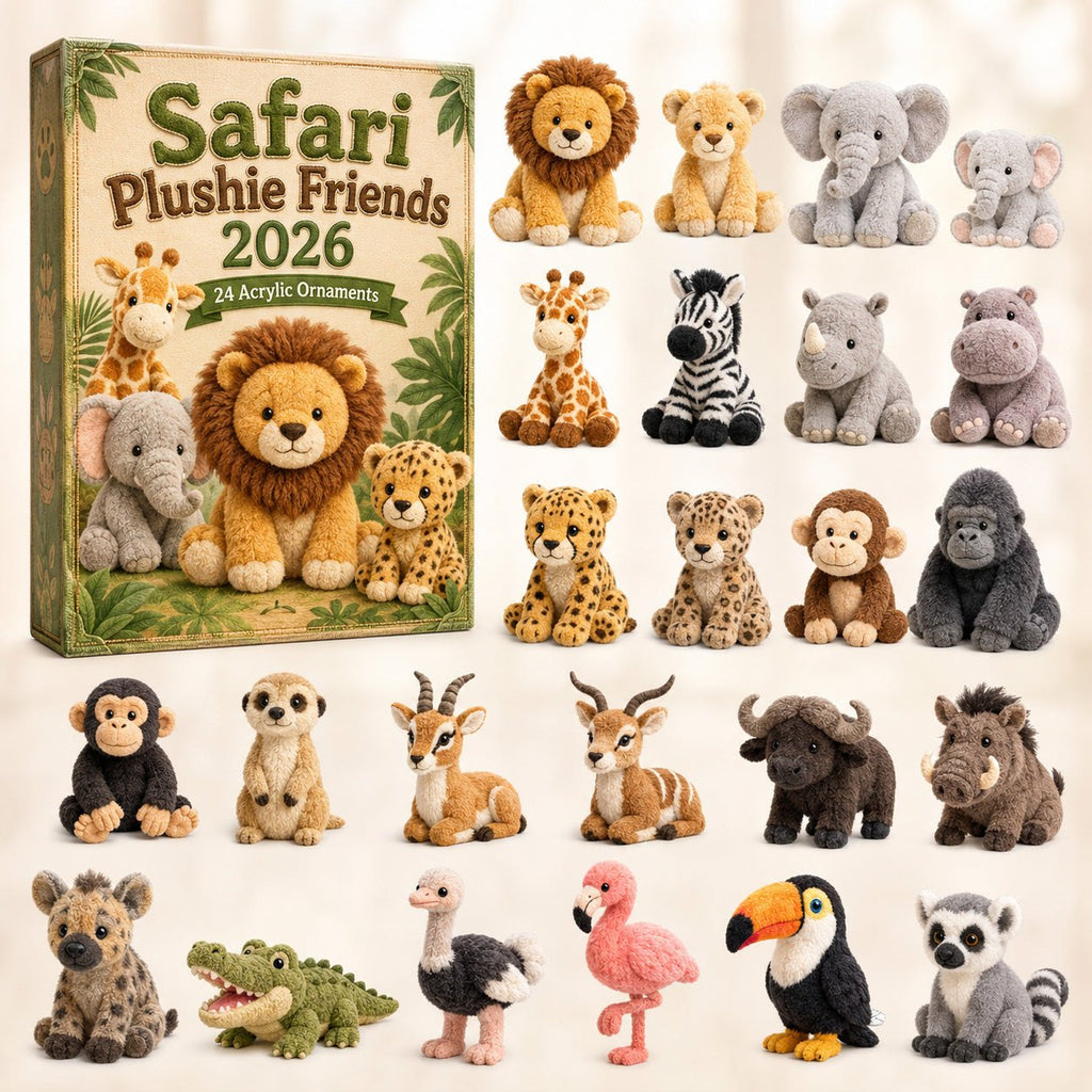 Safari Plushie Friends advent calendar
