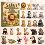 Safari Plushie Friends advent calendar