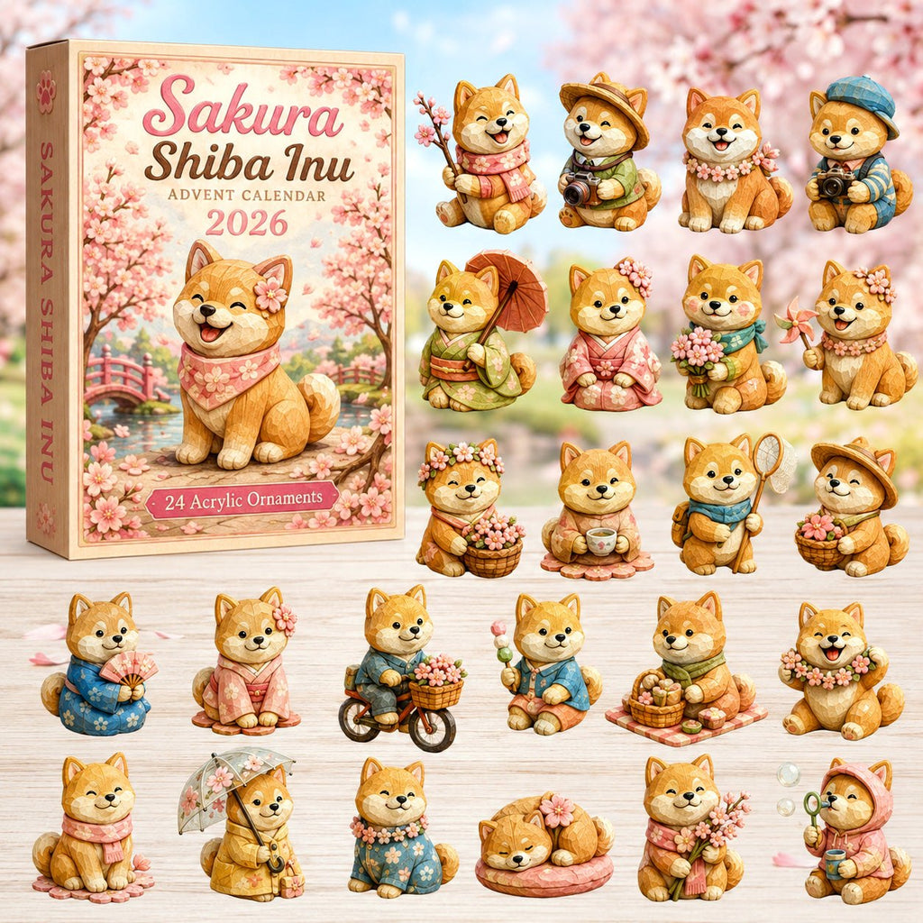 Sakura Shiba Inu advent calendar