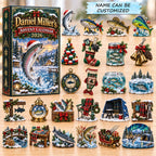 Salmon Run Christmas Fishing advent calendar