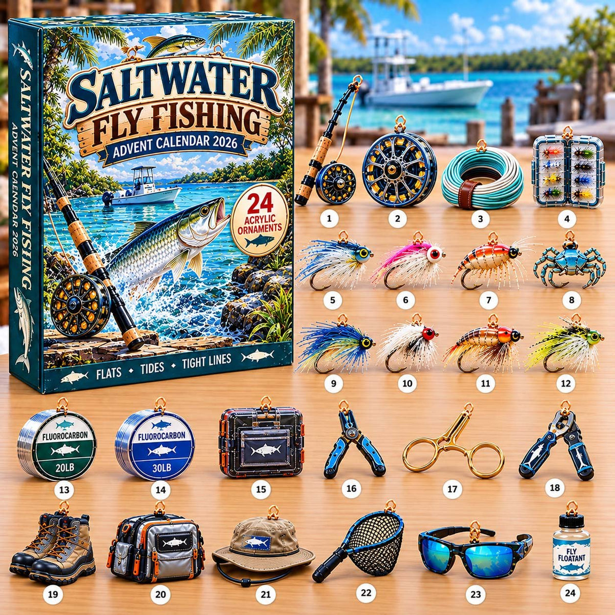 Saltwater Fly Fishing advent calendar