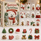 Samoyed Christmas advent calendar