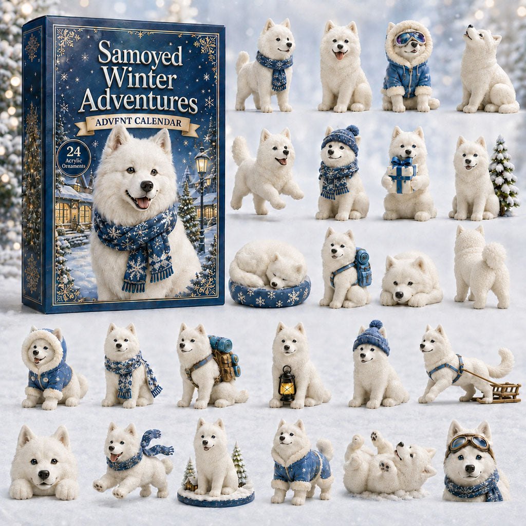 Samoyed Winter Adventure advent calendar