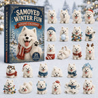 Samoyed Winter Fun advent calendar