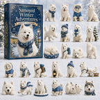 Samoyed Winter Fun advent calendar