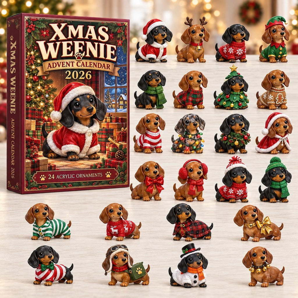 Santa Hat Xmas Weenie advent calendar