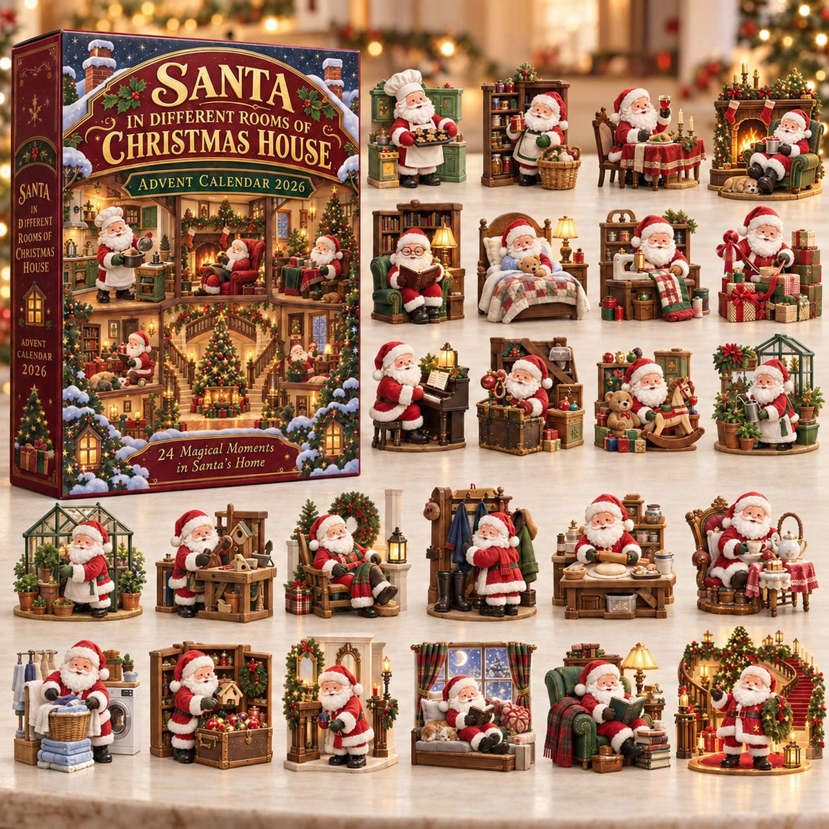 Santa House advent calendar